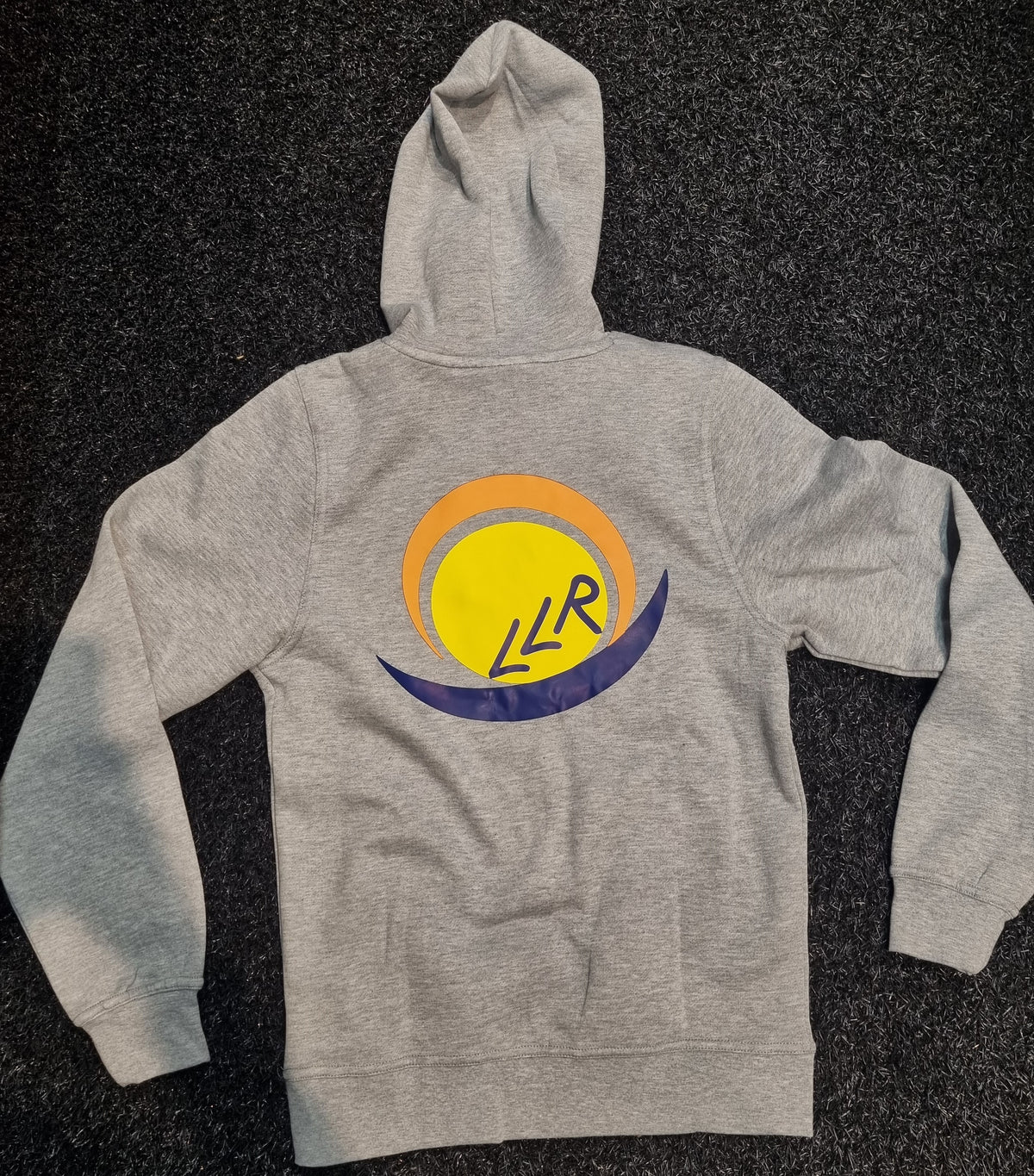 Hoodie grau meliert