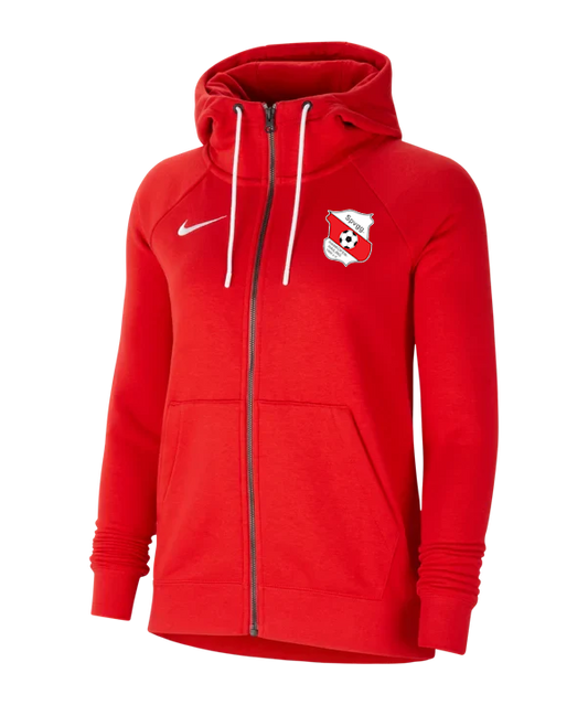 Sweatjacke Damen rot