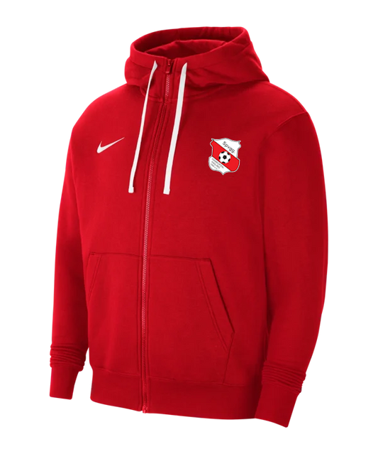 Sweatjacke Erwachsene rot