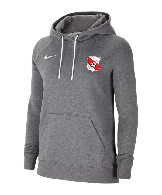 Hoody Damen grau o. rot