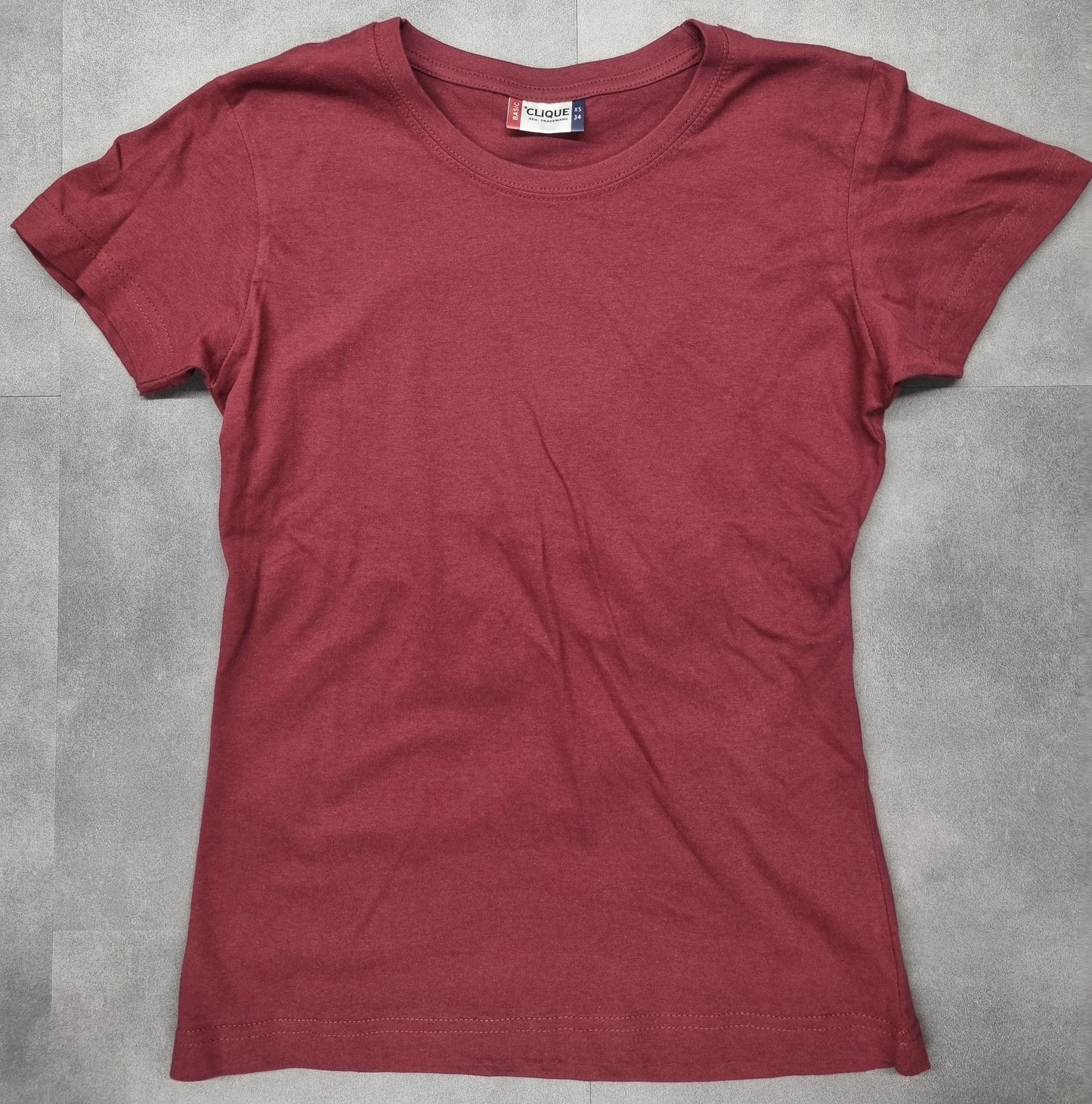 T-Shirt Damen Bordeaux